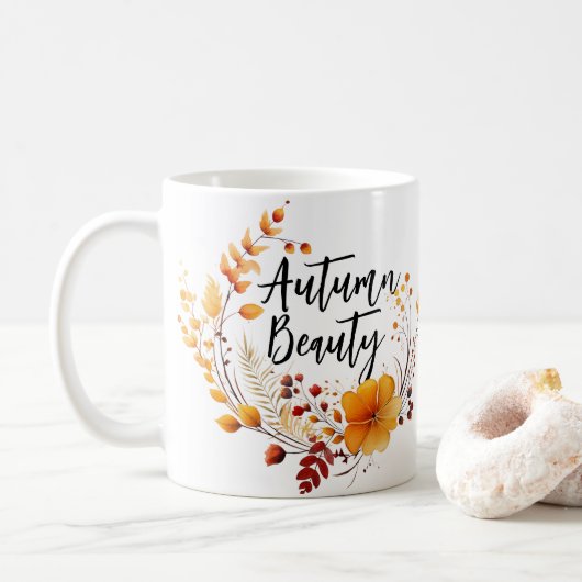 Autumn Beauty Coffee Mok (Met donut)