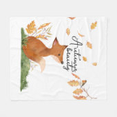 Autumn Beauty Fleece Deken (Voorkant (Horizontaal))