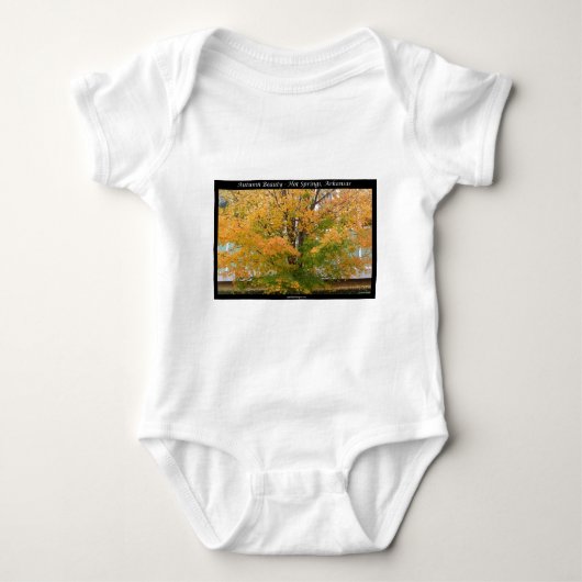 Autumn Beauty Hot Springs, Arkansas Apparel Gifts Romper (Voorkant)