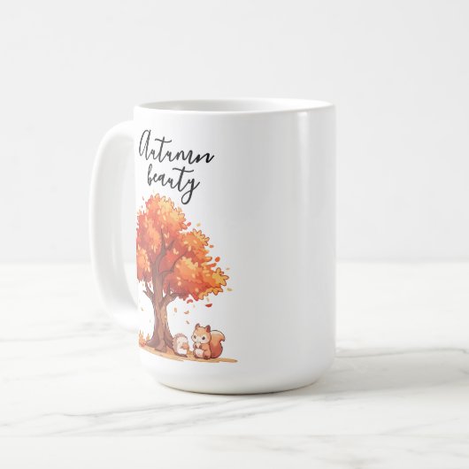 Autumn Beauty koffie mok (Voorkant links)