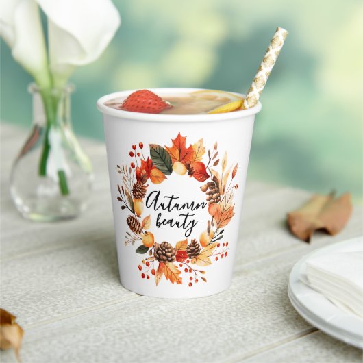 Autumn Beauty koffie mok Papieren Bekers (Insitu)