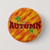 Autumn Beauty - Ronde Button 5,7 Cm (Voorkant)
