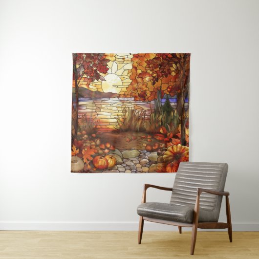 Autumn Beauty Tapestry Wandkleed (In situ)