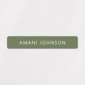 Autumn Beech Forest Tone Colour Name Labels (Design 1)