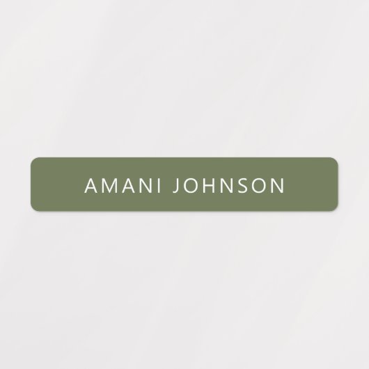 Autumn Beech Forest Tone Colour Name Labels (Design 1)