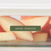 Autumn Beech Forest Tone Colour Name Labels (Aangebracht)