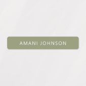 Autumn Beech Forest Tone Colour Name Labels (Design 2)