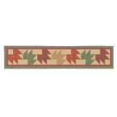 Autumn Beer Paw Quilt Design Korte Tafelloper (Horizontaal)