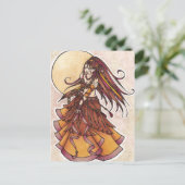 Autumn Belly Dancer briefkaarten (Staand voorkant)