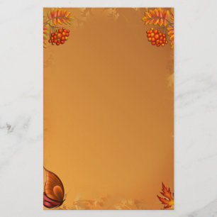 Autumn Berries Briefpapier