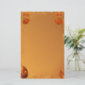 Autumn Berries Briefpapier (Staand voorkant)