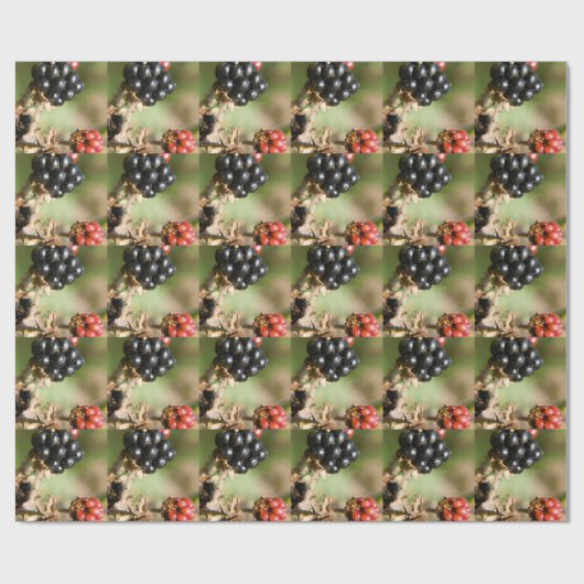 Autumn Berries Cadeaupapier (Vlak)