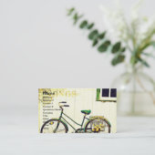 Autumn Bicycle Visitekaartje (Staand voorkant)