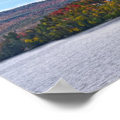 Autumn bij het meer van Willoughby, Vermont Poster (Hoek)