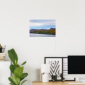 Autumn bij het meer van Willoughby, Vermont Poster (Thuiskantoor)