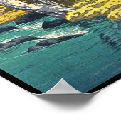 Autumn bij Oirase Hasui Kawase scenery shin hanga Poster (Hoek)