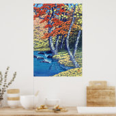 Autumn bij Oirase Kawase Hasui 1933 Poster (Keuken)