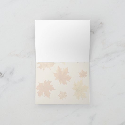 Autumn Bike Ride Note Kaart (Binnen)