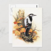 Autumn Bird Briefkaart (Voorkant / Achterkant)