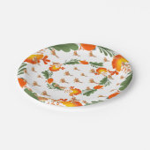 Autumn Bird Folk Art Papieren Bordje (Gekanteld)