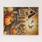 Autumn Birdhouse Puzzel (Horizontaal)