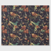 Autumn Birds Cadeaupapier (Vlak)