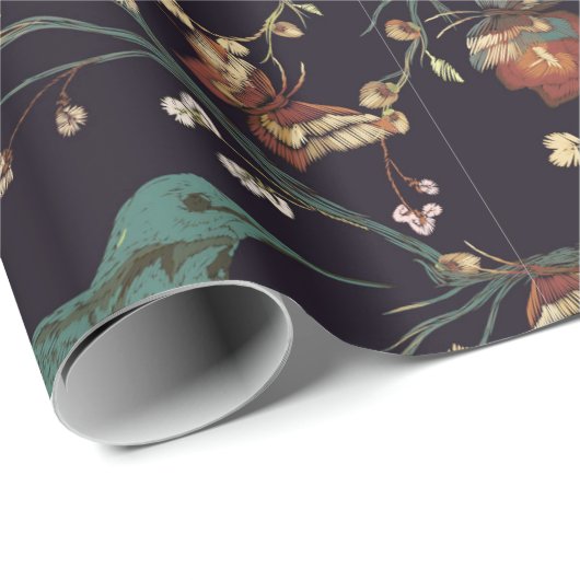 Autumn Birds Cadeaupapier (Rol Hoek)