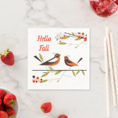 Autumn Birds Napkins Servet (Insitu)