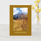 Autumn Birthday Kaart (Gele Bloem)