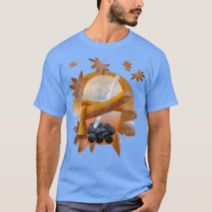 Autumn blaast bubble tea Canadese esdoornsiroop T-shirt