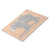 Autumn Black Beer to-Do List Notitieblok (Schuin)