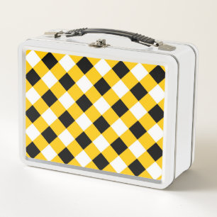 Autumn Black Yellow and White Plays Pattern