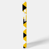 Autumn Black Yellow and White Plays Pattern Case-Mate iPhone Case (Achterkant / Links)