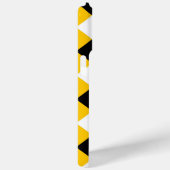 Autumn Black Yellow and White Plays Pattern Case-Mate iPhone Case (Achterkant / Rechts)