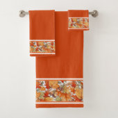 Autumn-bladeren en -zuren bad handdoek (Insitu)