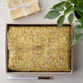 Autumn-bladeren, gouden geel tissuepapier (Geschenk)