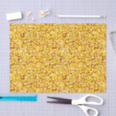 Autumn-bladeren, gouden geel tissuepapier (Craft)