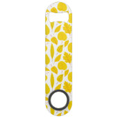 Autumn bladeren in geel speed flessenopener (Voorkant)