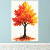 Autumn Blaze Canvas Afdruk (Insitu (Houten vloer))
