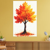 Autumn Blaze Canvas Afdruk (Insitu (Woonkamer))