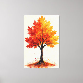 Autumn Blaze Canvas Afdruk