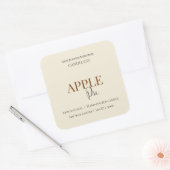 Autumn Blessing Apple Pie | Fall Candle Label  (Envelop)