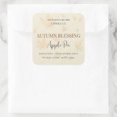 Autumn Blessing Apple Pie | Fall Candle Label  (Tas)