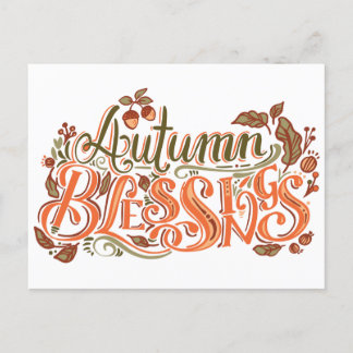 AUTUMN BLESSINGS BRIEFKAART