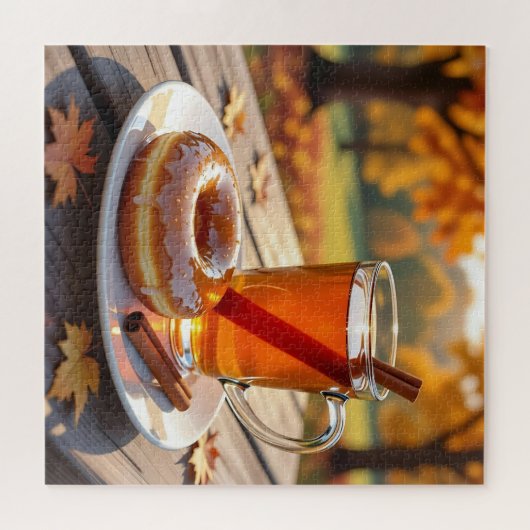 Autumn Blessings | Cider and Donut Legpuzzel (Horizontaal)