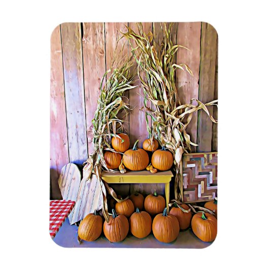 Autumn Blessings Halloween Pumpkins Magnet Magneet (Verticaal)
