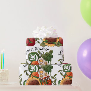Autumn Blessings Herfst Harvest Cadeaupapier