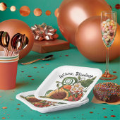 Autumn Blessings Herfst Harvest Papieren Bordje