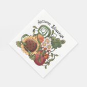 Autumn Blessings Herfst Harvest Servet (Hoek)