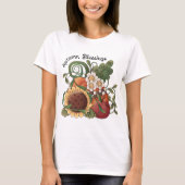 Autumn Blessings Herfst Harvest T-shirt (Voorkant)